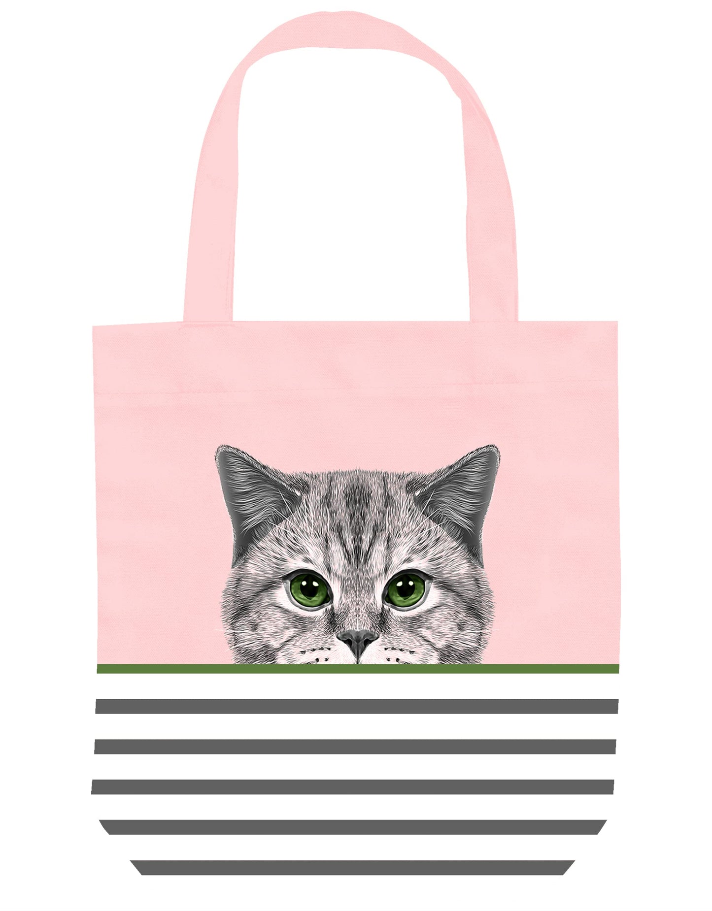 Chic Cat Canvas Tote